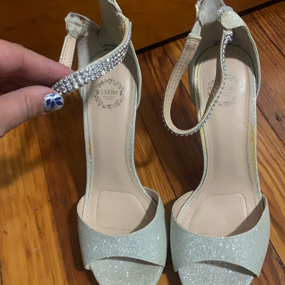 Silver heels
